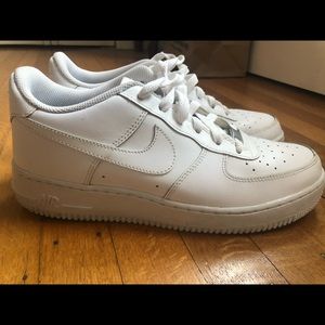 White Nike Air Force Ones